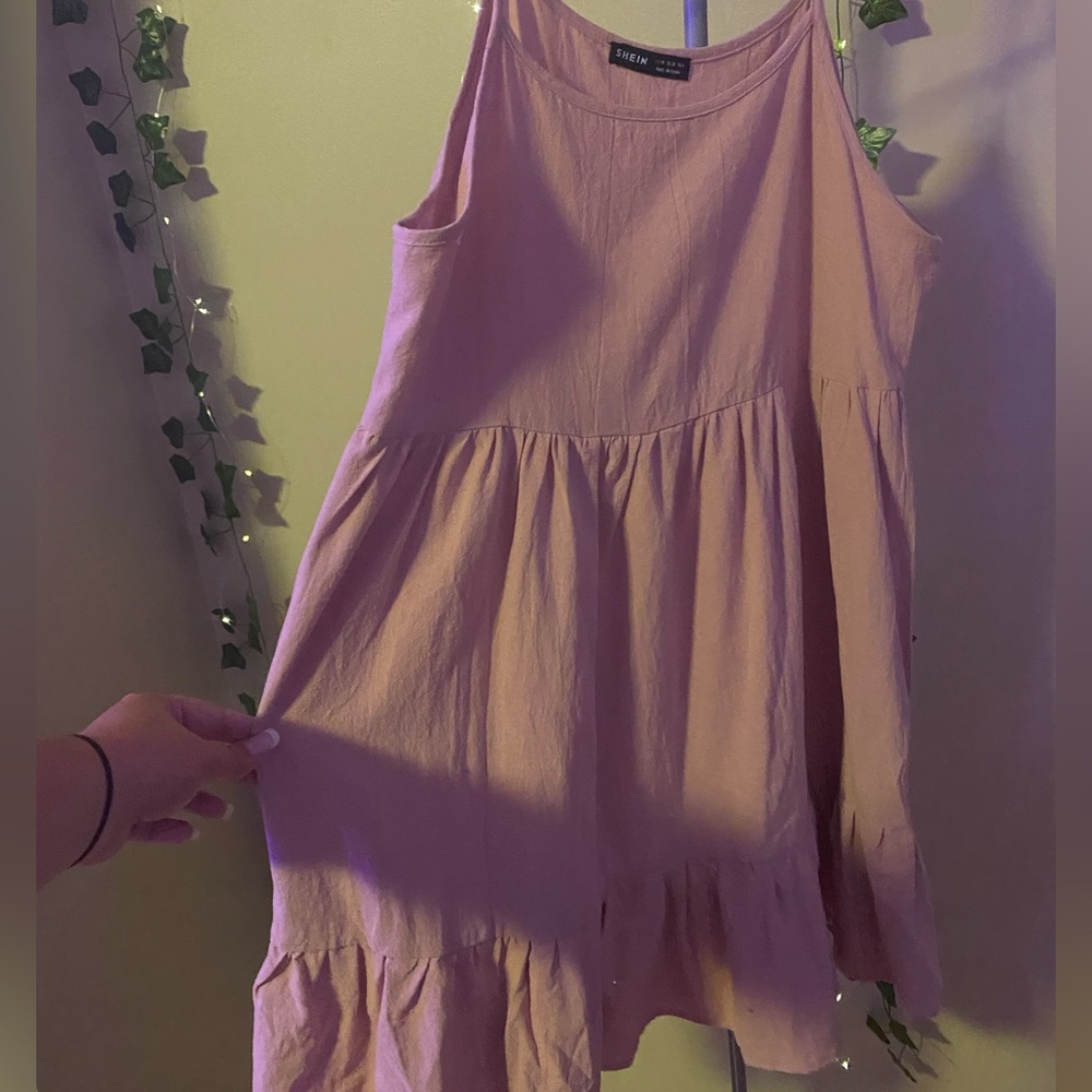 Shein Thin Strap Light Pink Dress • Lightly Used • Size: Medium